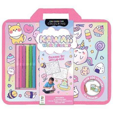 bokomslag Kawaii Colouring Set with Lap Desk