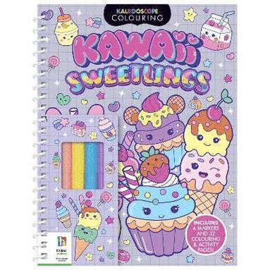 bokomslag Kaleidoscope Colouring Kawaii Sweetlings