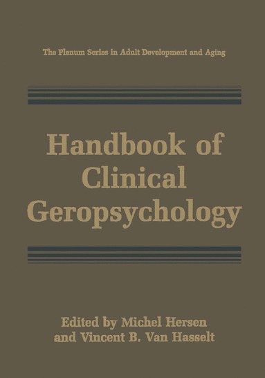 bokomslag Handbook of Clinical Geropsychology