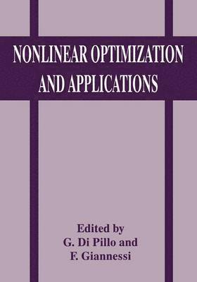 bokomslag Nonlinear Optimization and Applications