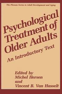 bokomslag Psychological Treatment of Older Adults