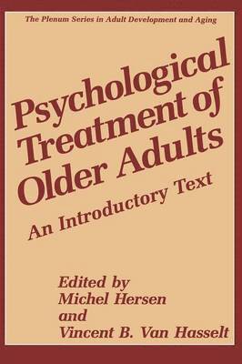 bokomslag Psychological Treatment of Older Adults