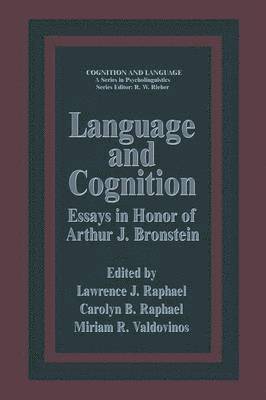 bokomslag Language and Cognition