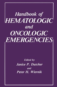 bokomslag Handbook of Hematologic and Oncologic Emergencies