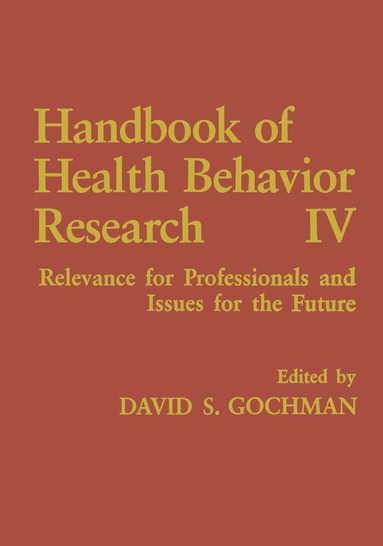 bokomslag Handbook of Health Behavior Research IV