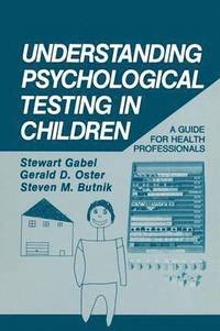 bokomslag Understanding Psychological Testing in Children