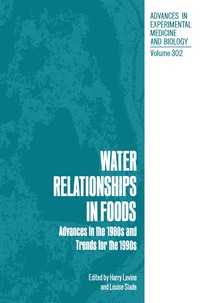 bokomslag Water Relationships in Foods