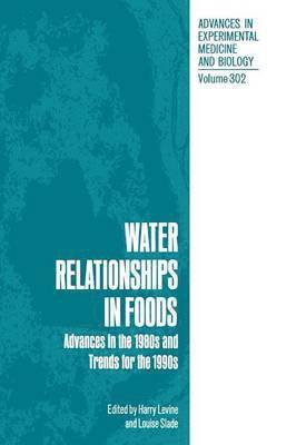 Harry Levine, Louise Slade - Water Relationships in Foods, Häftad