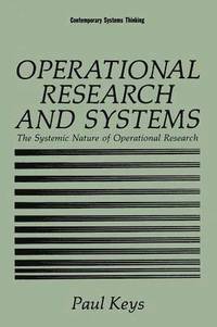 bokomslag Operational Research and Systems