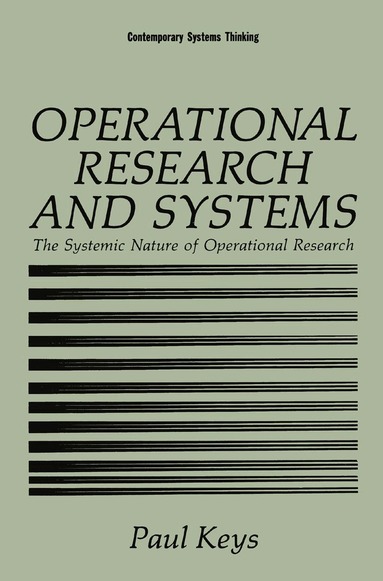 Paul Keys - Operational Research and Systems, Häftad