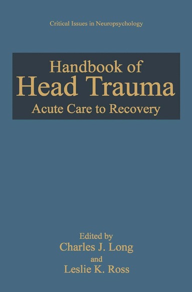 bokomslag Handbook of Head Trauma