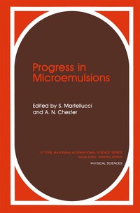 bokomslag Progress in Microemulsions