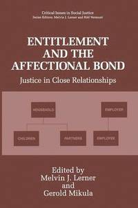 bokomslag Entitlement and the Affectional Bond