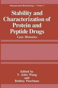 bokomslag Stability and Characterization of Protein and Peptide Drugs