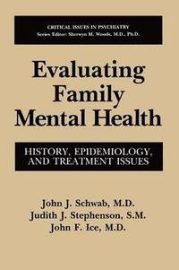 bokomslag Evaluating Family Mental Health