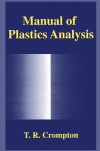 bokomslag Manual of Plastics Analysis