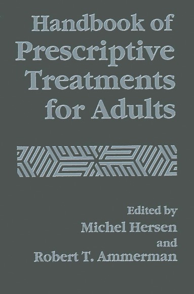 bokomslag Handbook of Prescriptive Treatments for Adults