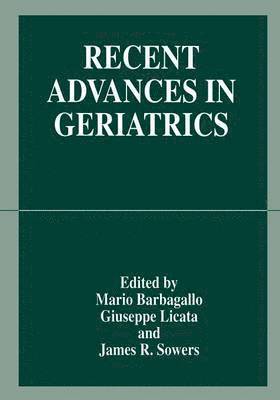 bokomslag Recent Advances in Geriatrics