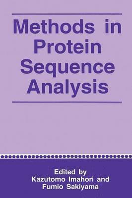 bokomslag Methods in Protein Sequence Analysis