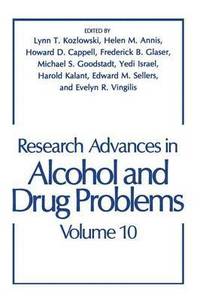bokomslag Research Advances in Alcohol and Drug Problems