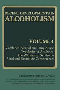 bokomslag Recent Developments in Alcoholism