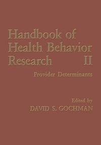 bokomslag Handbook of Health Behavior Research II