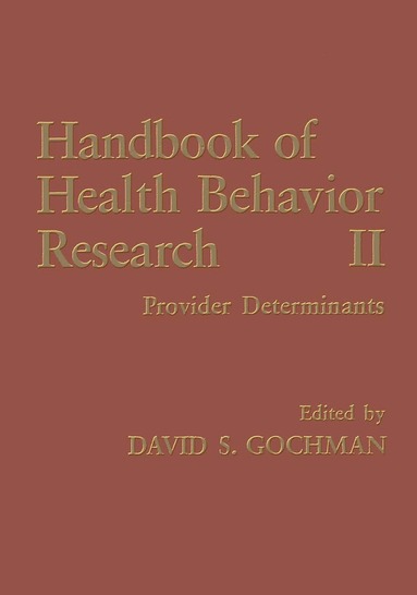 bokomslag Handbook of Health Behavior Research II