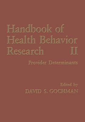Handbook of Health Behavior Research II 1