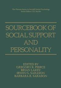 bokomslag Sourcebook of Social Support and Personality
