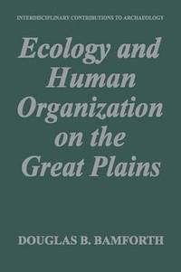 bokomslag Ecology and Human Organization on the Great Plains