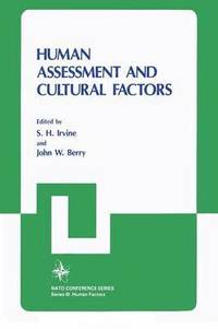 bokomslag Human Assessment and Cultural Factors