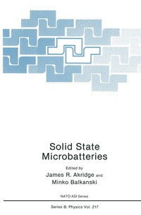 bokomslag Solid State Microbatteries