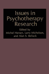 bokomslag Issues in Psychotherapy Research