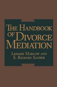 bokomslag The Handbook of Divorce Mediation