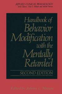 bokomslag Handbook of Behavior Modification with the Mentally Retarded