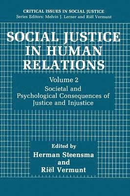 bokomslag Social Justice in Human Relations Volume 2