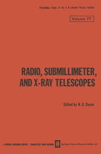 bokomslag Radio, Submillimeter, and X-Ray Telescopes