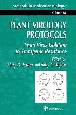 Gary D. Foster, Sally Taylor - Plant Virology Protocols, Häftad