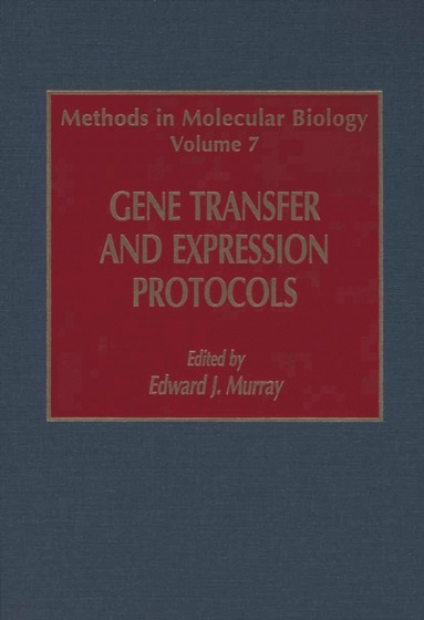 bokomslag Gene Transfer and Expression Protocols