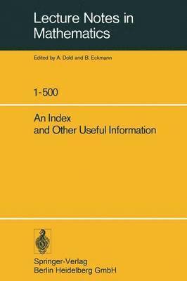 An Index and Other Useful Information 1