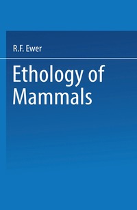 bokomslag Ethology of Mammals