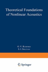 bokomslag Theoretical Foundations of Nonlinear Acoustics