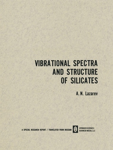 bokomslag Vibrational Spectra and Structure of Silicates