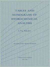 bokomslag Tables and Nomograms of Hydrochemical Analysis