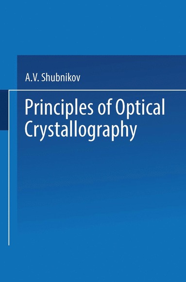 bokomslag Principles of Optical Crystallography