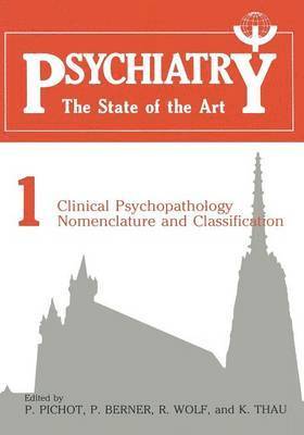 bokomslag Clinical Psychopathology Nomenclature and Classification