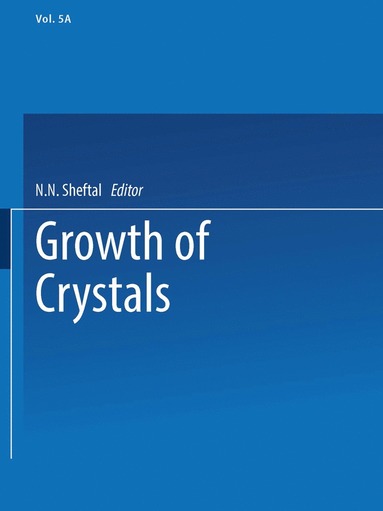 bokomslag Growth of Crystals