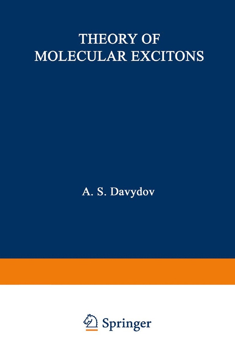 A. Davydov - Theory of Molecular Excitons, Häftad