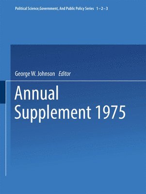 bokomslag 1975 Annual Supplement