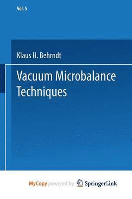 Vacuum Microbalance Techniques 1